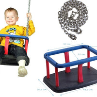 Baby Rubber Swing Seat with chainset