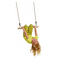 WOODEN TRAPEZE GYMNASTICS FOR CHILDRENS CLIMBING FRAME