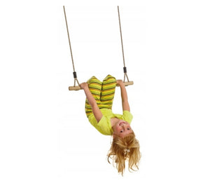 WOODEN TRAPEZE GYMNASTICS FOR CHILDRENS CLIMBING FRAME