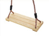 Wooden Outdoor Swing for Kids – Flat Seat with Adjustable Ropes