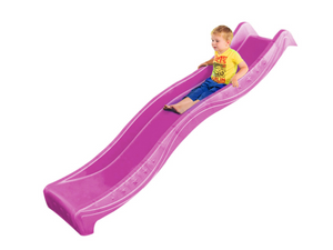 KIDS PLASTIC WATER SLIDE 8ft (2,5m) FOR CLIMBING FRAME PLAYHOUSE CHUTE