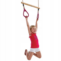 Kids Wooden Trapeze with Gymrings