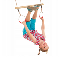 Kids Wooden Trapeze with Gymrings