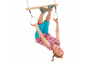 Kids Wooden Trapeze with Gymrings